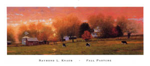 Poster: Knaub: Fall Pasture - 100x43 cm