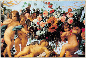 Poster auf Keilrahmen: Maratta: Putti e Gh. 140x100