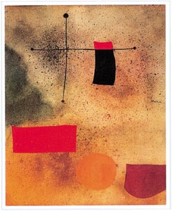 Poster: Mirò: Abstract -  70x100 cm