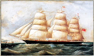 Drucke: Velieri: Ship Lake Lemon -  70x50 cm