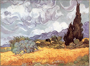 Poster: Van Gogh-Campo di grano - 50x70 cm