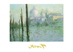 Poster: Monet: Canal Grande -  50x40 cm