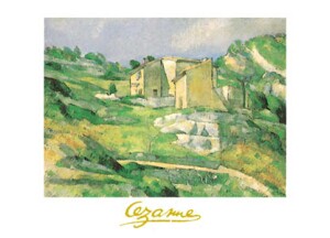 Poster: Cezanne: Case all'Estaque -  30x24 cm