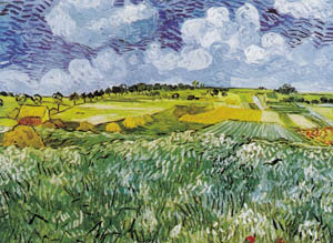 Poster auf Keilrahmen: Van Goch: Vicino Auvers 120x85