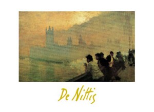 Poster: De Nittis: Westminster - 30x24 cm