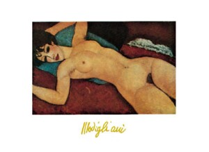 Poster: Modigliani: Nudo - 30x24 cm