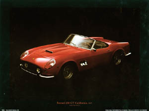 Poster: Maggi: Ferrari 250 GT California- 60x80 cm