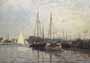 Poster: Monet: Bateaux de plaisance - 60x80 cm