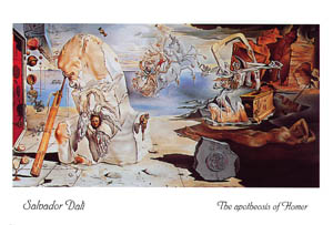 Poster: Dalì: Apotheosis of Homer - 70x50 cm