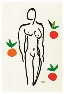 Poster: Matisse: Nu aux Oranges - 60x80 cm