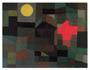 Poster: Klee: Incendio sotto la Luna - 80x60 cm