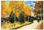 Poster: Van Gogh: Giardino autunnale - 100x70 cm