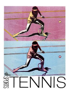 Poster: Renbaum: Tennis -  69x91 cm