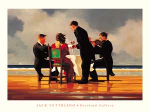 Poster: Vettriano: Elegy for a Dead Admiral - 50x40 cm