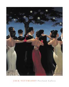 Poster: Vettriano: Waltzers - 40x50 cm