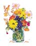 Poster: Winteringham: Sunflower & Pansy - 40x50 cm