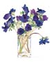 Poster: Winteringham: Purple Anemones - 40x50 cm