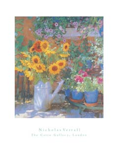 Poster: Verrall: Sunflowers - 60x80 cm