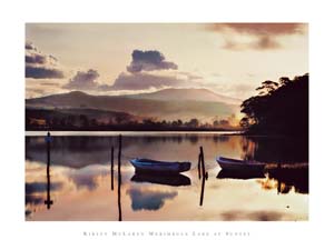 Poster: McLaren: Merimbula Lake at Sunset - 80x60 cm