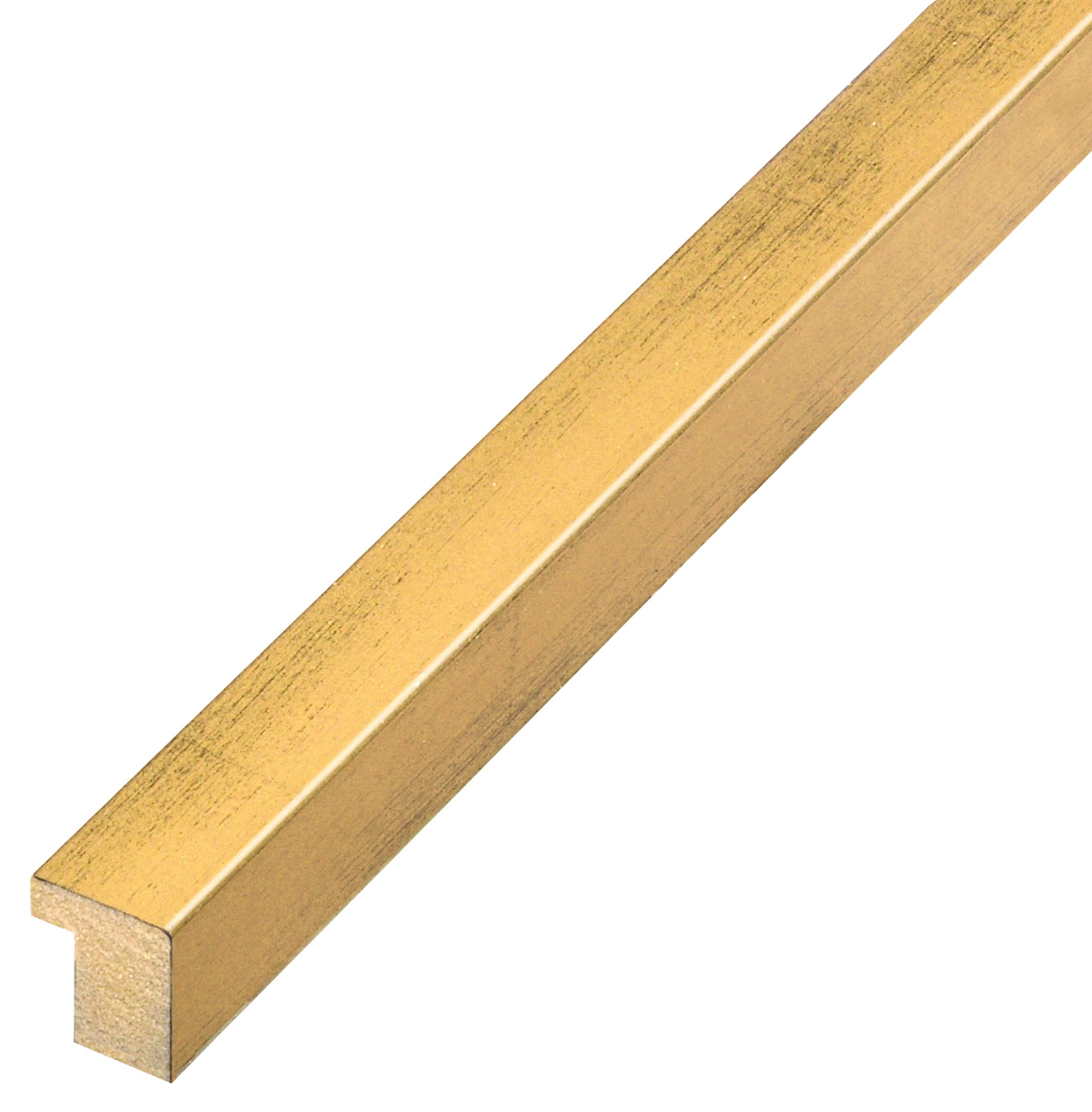 Bilderleisten aus PVC - Breite 19mm Höhe 22mm - Gold