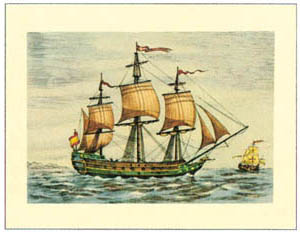 Drucke: Segelschiff - 35x50 cm