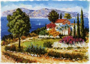 Drucke: Lizzi: Seeansicht - 70x50 cm 