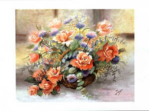 Drucke: Jany: Bouquet - 35x50 cm