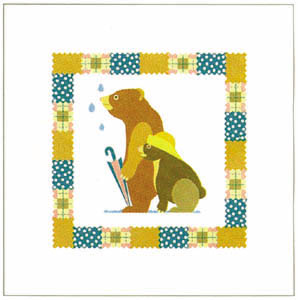 Drucke: Serie Baby Animals: Bären - 30x30 cm 