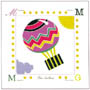 Drucke: Serie Baby Alphabet: Pallone - 30x30 cm 