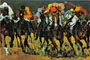 Drucke: Perelli: Pferderennen - 50x70 cm