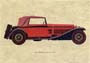 Drucke: Oldtimer: Alfa Romeo - cm 35x25