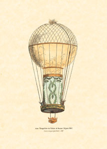 Drucke: Montgolfieren - 13x18 cm