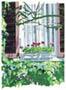 Drucke: Doi: Blumenbeschmückter Balkon - 50x70 cm