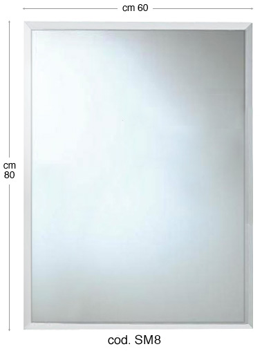 Spiegel, geschliffen 60x80 cm