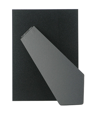 Rückwände rechteckig schwarz 13x18 cm