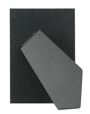 Rückwände rechteckig schwarz 9x13 cm