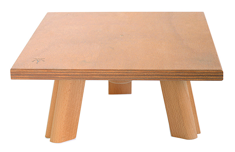 Gestell mit drehbarer Holzfläche Tischmodell