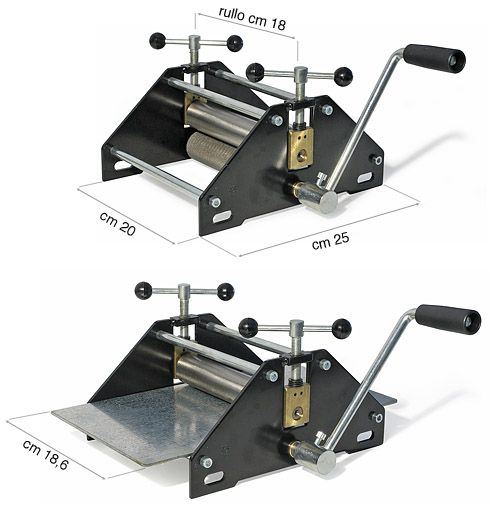 Druckpresse für Schulbedarf Walzenlänge 18 cm