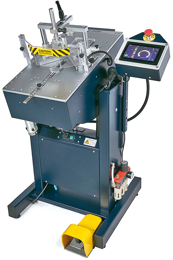 Rahmenheftmaschine U600 mit Ständer