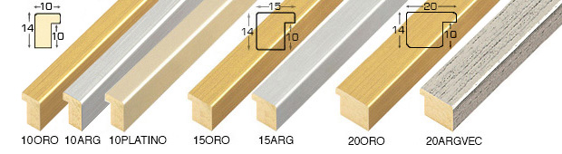 Bilderleiste Raminholz flach 10 mm - Platin