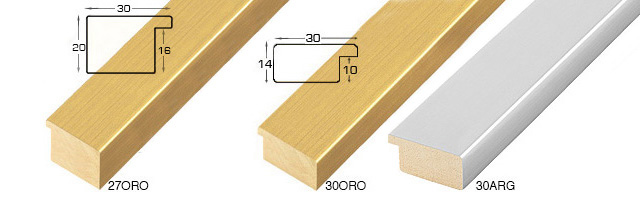 g41a027q - Niedriger Falz Gold Silber flach