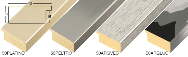 g41a050q - Gold Silber flach Niedrige