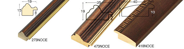 Eckmuster von Leiste 373NOCE