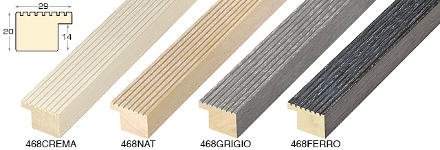 Bilderleiste Ayous 29 mm breit 20 mm hoch - Creme