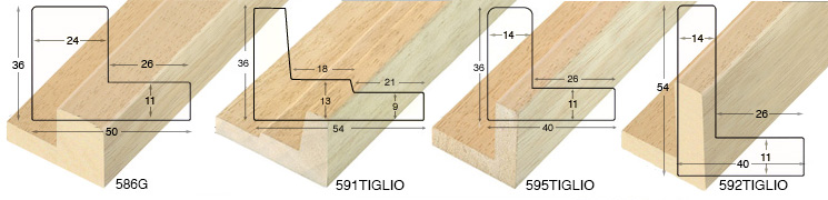 Schattenfugenleiste Ayous roh Breite 40 mm - Höhe 36 mm