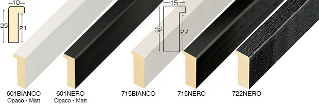 Eckmuster von Leiste 601BIANCO