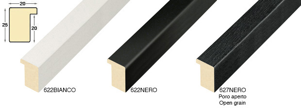 g49a622w - Schwarz Weiss flach Hohe