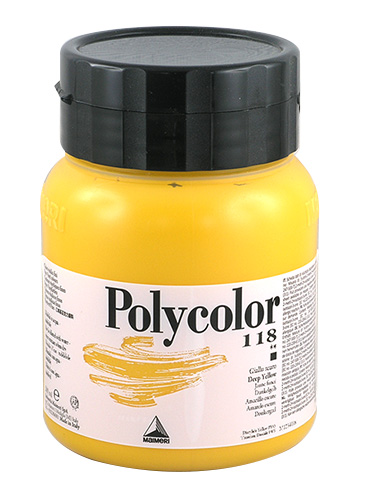 Farben Polycolor Maimeri 500 ml - 118 Dunkelgelb