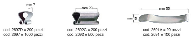 Druckfeder 7 mm lang - Packung zu 200 Stück