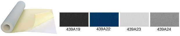Papier samtbezogen klebend Rolle 10mx50cm - 19 Schwarz